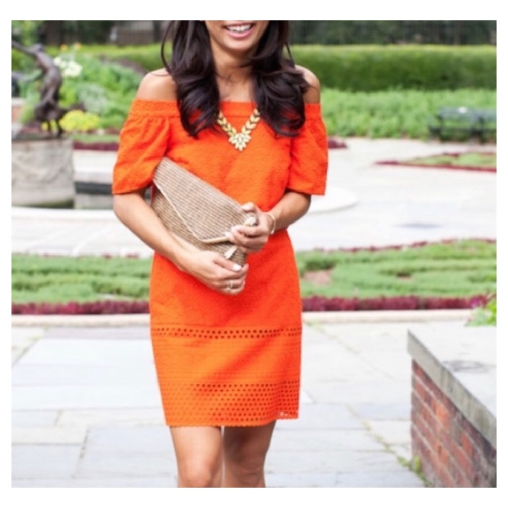 Topshop Orange Dress